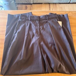 Lululemon Pleat-Front High-Rise Trousers - Brown